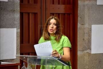 La presentación del Plan de Reactivación Económica y Social de Telde tuvo lugar este lunes en la ermita de San Pedro Mártir (Foto Francisco Javier Santana)